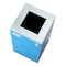 Alpine Industries Square Recycling Bin, 29 Gallons, Blue Can, Square Opening Lid, for Mixed ALP4450-KIT-BLU-S-MIX - alternate 8